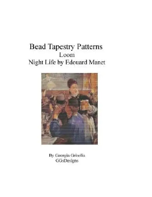 Bead Tapestry Patterns Loom Night Life by Manet by Georgia Grisolia