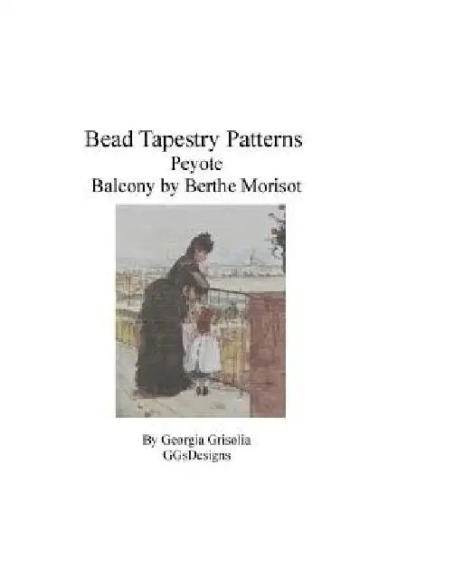 Bead Tapestry Patterns Peyote Balcony by Berthe Morisot by Georgia Grisolia