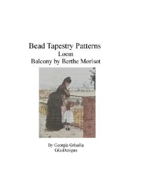 Bead Tapestry Patterns Loom Balcony by Berthe Morisot by Georgia Grisolia