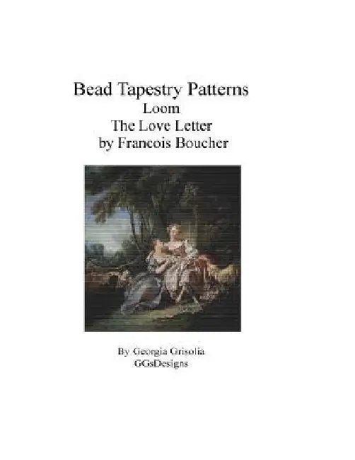 Bead Tapestry Patterns Loom The Love Letter by Francois Boucher by Georgia Grisolia