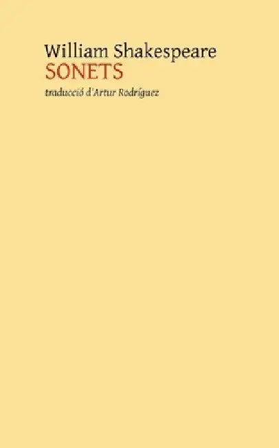 Sonets: traducció d'Artur Rodríguez by Artur Rodríguez