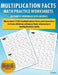 Multiplication Facts Math Worksheet Practice Arithmetic Workbook With Answers: Daily Practice guide for elementary students by Shobha