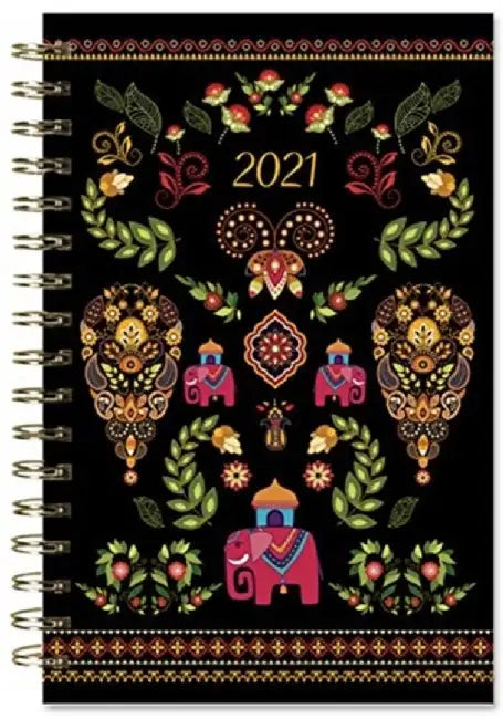 2021 Designer Elephant 17-Month Weekly Planner by Inc Sellers Publishing