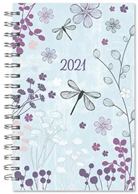 2021 Designer Dragonfly 17-Month Weekly Planner by Inc Sellers Publishing