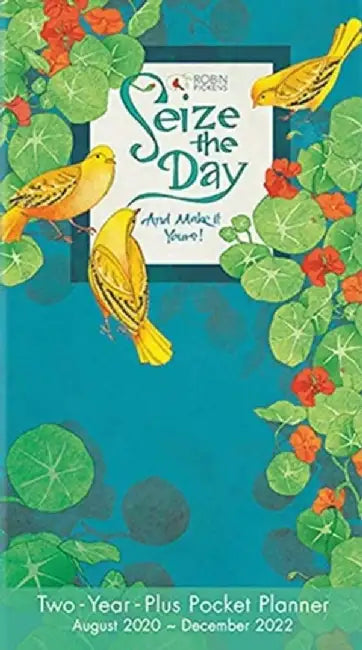 2021 Seize the Day Two-Year-Plus Pocket Planner by Robin Pickens