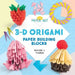 3-D Origami: Paper Building Blocks: Paper Building Blocks by Rachael L. Thomas