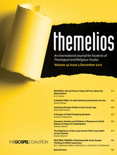 Themelios, Volume 42, Issue 3 by D. A. Carson