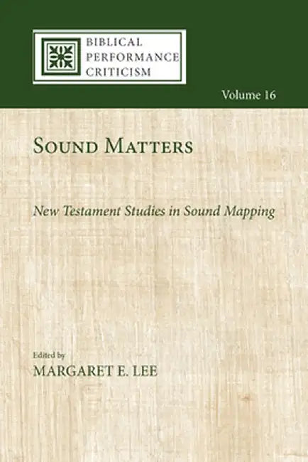 Sound Matters by Margaret E. Lee