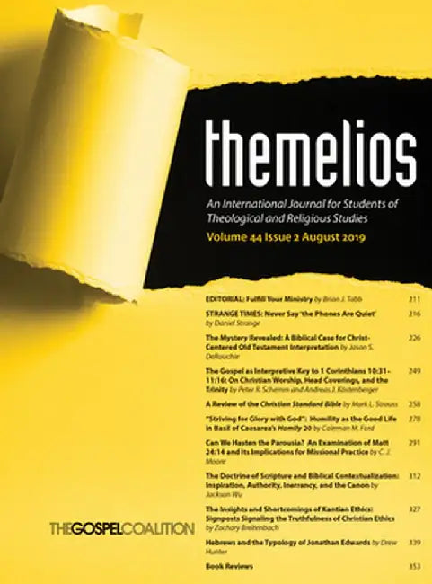 Themelios, Volume 44, Issue 2 by D. A. Carson