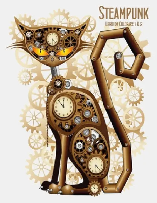 Steampunk Libro da Colorare 1 & 2 by Snels, Nick