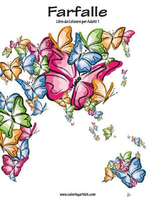 Farfalle Libro da Colorare per Adulti 1 by Nick Snels