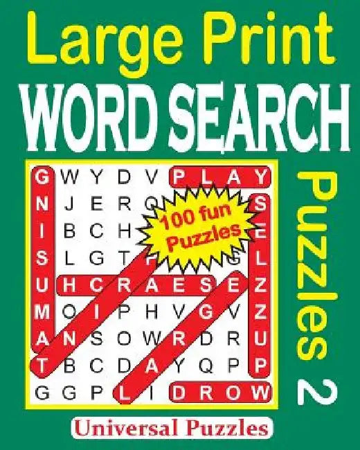 Large Print WORD SEARCH Puzzles by Universal Puzzles