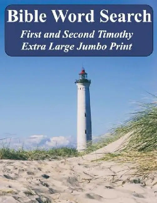 Bible Word Search First and Second Timothy: King James Version Extra Large Jumbo Print by T. W. Pope