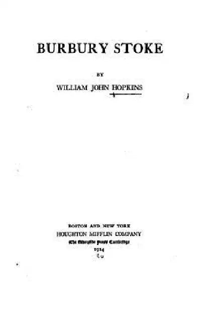 Burbury Stoke by William John Hopkins