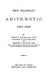 New Franklin arithmetic. First book by Edwin P. Seaver