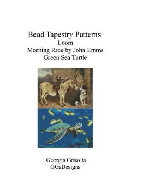 Bead Tapestry Patterns Loom Morning Ride by John Emms Green Sea Turtle by Georgia Grisolia