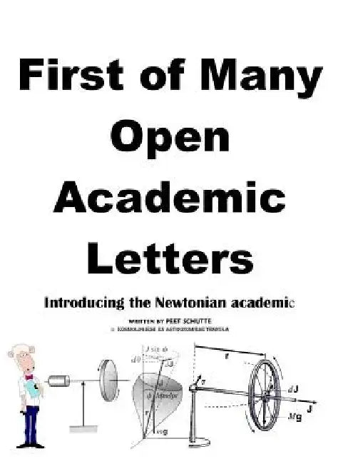 First of Many Open Academic Letters by Peet (P S. J. ). Schutte