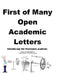 First of Many Open Academic Letters by Peet (P S. J. ). Schutte