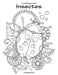 Livre de coloriage pour adultes Insectes 1 by Nick Snels