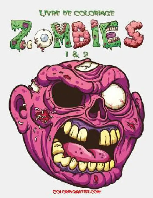 Livre de coloriage Zombies 1 & 2 by Snels, Nick