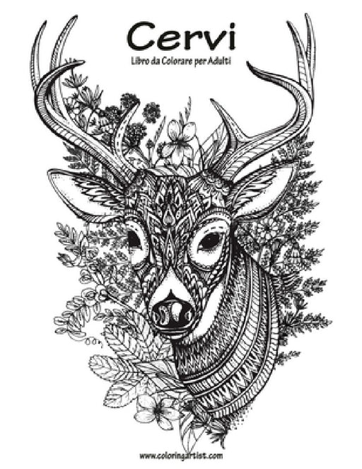 Cervi Libro da Colorare per Adulti 1 by Nick Snels