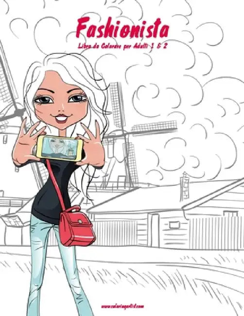Fashionista Libro da Colorare per Adulti 1 & 2 by Nick Snels