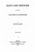 Kant and Spencer, a Study of the Fallacies of Agnosticism by Paul Carus