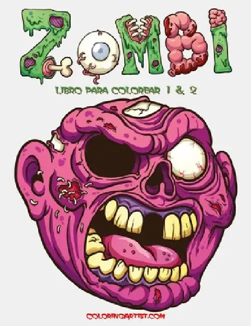 Zombi libro para colorear 1 & 2 by Snels, Nick