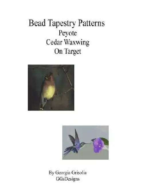Bead Tapestry Patterns Peyote Cedar Waxwing On Target by Georgia Grisolia