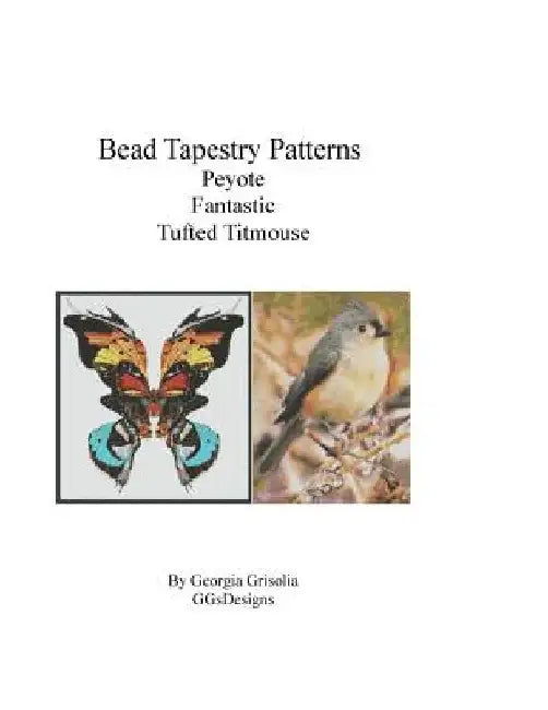 Bead Tapestry Patterns Peyote Fantastic Tufted Titmouse by Georgia Grisolia