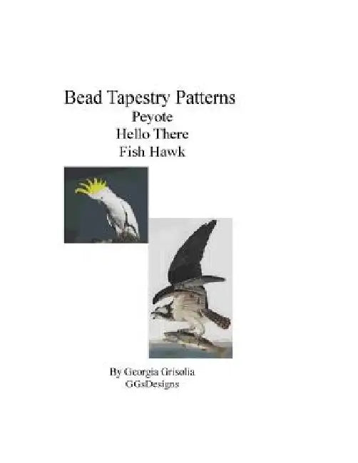Bead Tapestry Patterns Peyote Hello There Fish Hawk by Georgia Grisolia