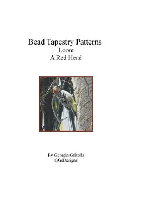 Bead Tapestry Patterns Loom A Red Head by Georgia Grisolia