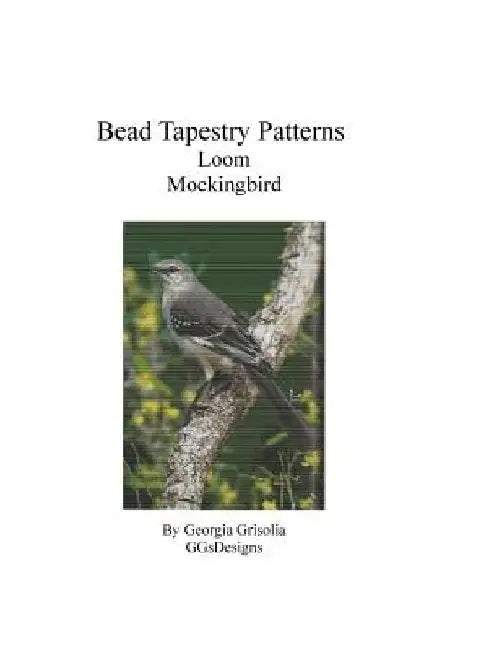 Bead Tapestry Patterns Loom Mockingbird by Georgia Grisolia