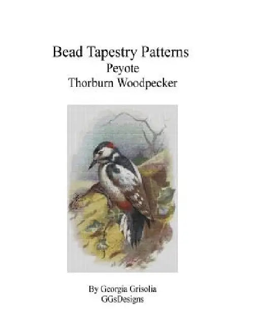 Bead Tapestry Patterns Peyote Thorburn Woodpecker by Georgia Grisolia