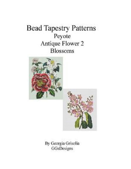 Bead Tapestry Patterns Peyote Antique Flower 2 Blossoms by Georgia Grisolia