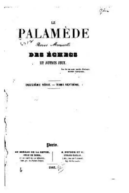 Palamède - Deuxième Série - Tome VII by Palamede