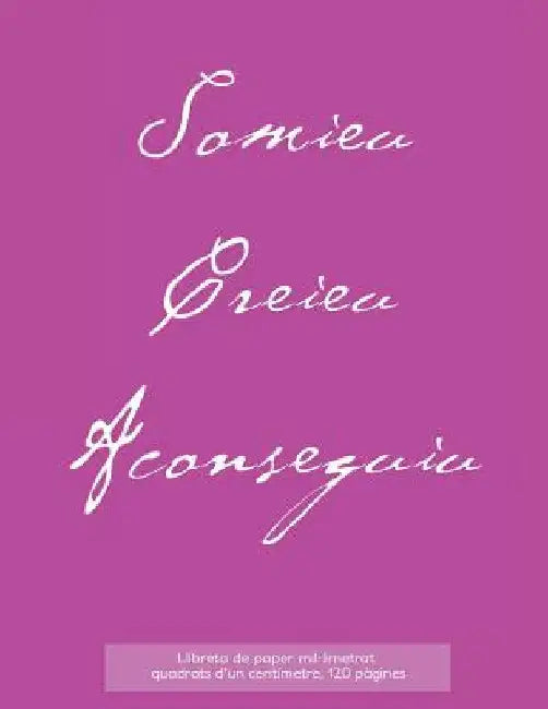Llibreta de paper mil-limetrat, quadrats d'un centímetre, 120 pàgines: Llibreta idònia per a l'assignatura de mates a l'escola amb coberta de color ro by Journals Cat, Spicy