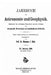 Jahrbuch der Astronomie und Geophysik by Klein, Hermann J.