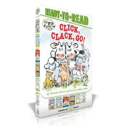 Click, Clack, Go! (Boxed Set): Click, Clack, Moo; Giggle, Giggle, Quack; Dooby Dooby Moo; Click, Clack, Boo!; Click, Clack, Peep!; Click, Clack, Surp by Doreen Cronin