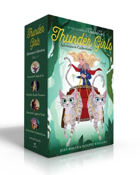 Thunder Girls Adventure Collection Books 1-4 (Boxed Set): Freya and the Magic Jewel; Sif and the Dwarfs' Treasures; Idun and the Apples of Youth; Skad by Joan Holub