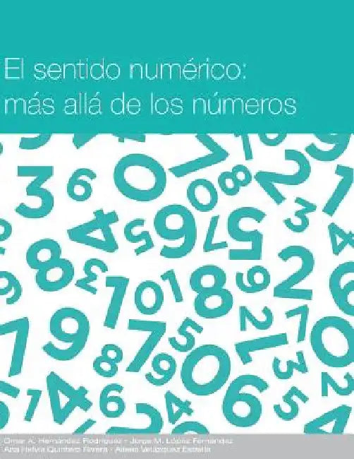Sentido Numerico: mas alla de los numeros - COLOR by Lopez, Jorge Marcial