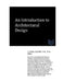 An Introduction to Architectural Design by J. Paul Guyer