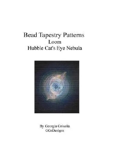 Bead Tapestry Patterns loom Hubble Cat's Eye Nebula by Georgia Grisolia