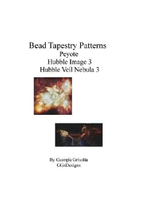 Bead Tapestry Patterns Peyote Hubble Image 3 Hubble Veil Nebula 3 by Georgia Grisolia
