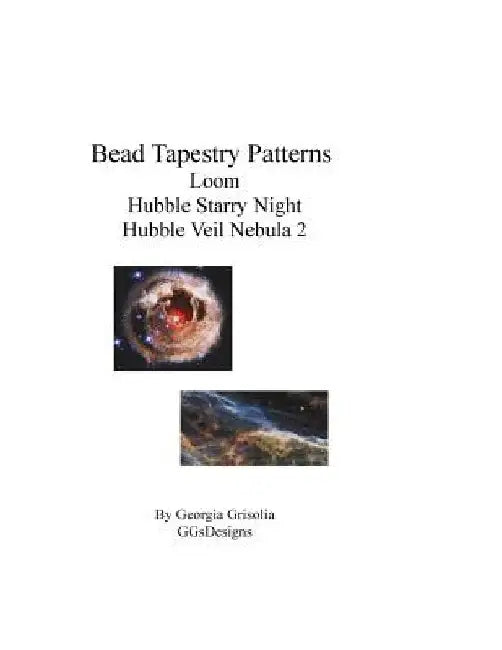 Bead Tapestry Patterns loom Hubble Starry Night Hubble Veil Nebula 2 by Georgia Grisolia