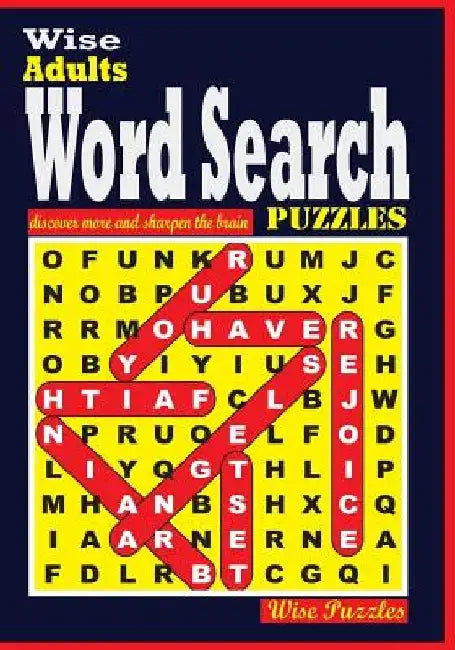 Wise Adults Word Search Puzzles by Wise Puzzles