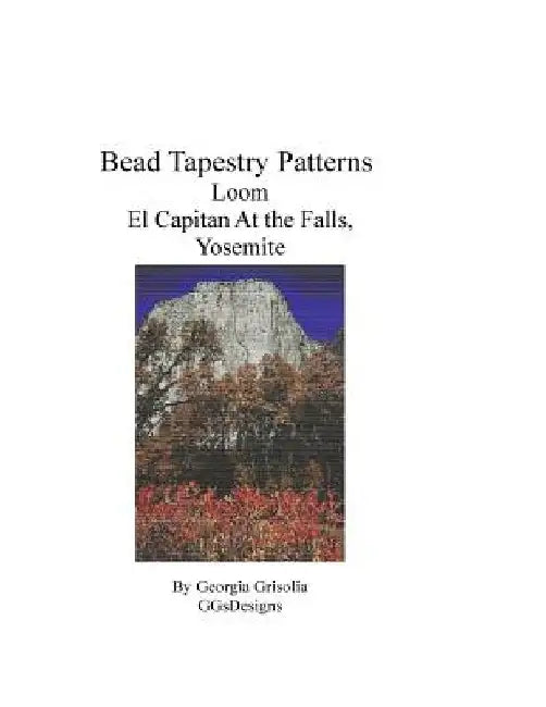 Bead Tapestry Patterns Loom El Capitan At the Falls, Yosemite by Georgia Grisolia