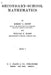 Secondary-School Mathematics - Book I by Robert Louis Short