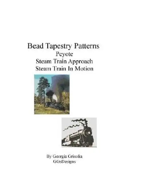 Bead Tapestry Patterns Peyote Steam Train Approach Steam Train In Motion by Georgia Grisolia