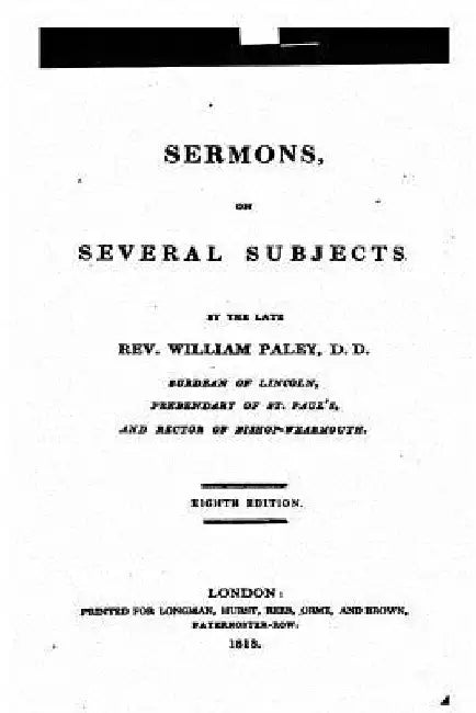 Sermons on Several Subjects by William Paley